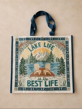 Lake Life reusable tote bag